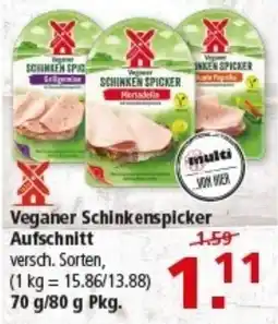 Multi Markt Veganer Schinkenspicker Aufschnitt Angebot