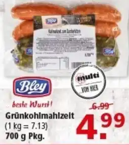 Multi Markt Bley beste Wurst! Grünkohlmahlzeit Angebot
