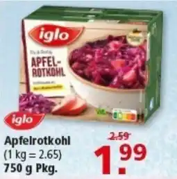 Multi Markt iglo Apfelrotkohl Angebot