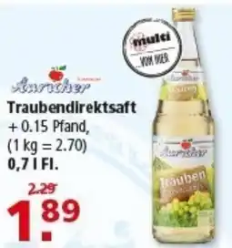 Multi Markt Auricher Traubendirektsaft Angebot