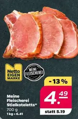 NETTO Meine Fleischerei Stielkoteletts Angebot