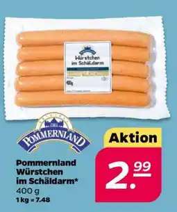 NETTO Pommerland Würstchen im Schäldarm Angebot