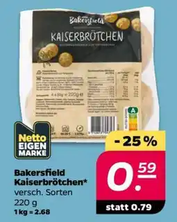NETTO Bakersfield Kaiserbrötchen Angebot