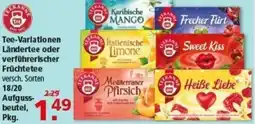 Multi Markt Tee-Variationen Ländertee oder verführerischer Früchtetee Angebot