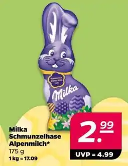 NETTO Milka Schmunzelhase Alpenmilch Angebot