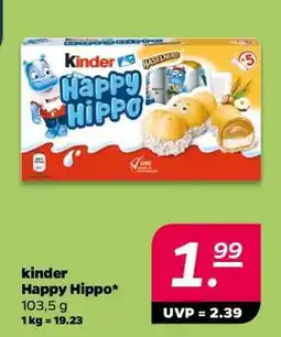 NETTO kinder Happy Hippo Angebot