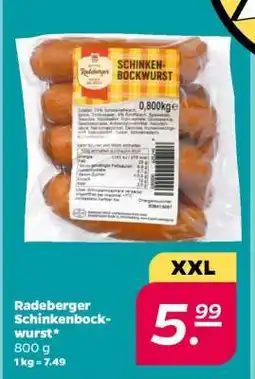 NETTO Radeberger Schinkenbockwurst Angebot