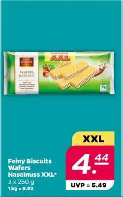NETTO Feiny Biscuits Wafers Haselnuss XXL Angebot