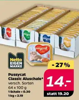 NETTO Pussycat Classic Aluschale Angebot