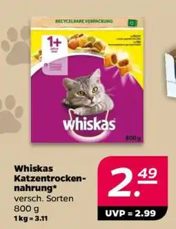 NETTO Whiskas Katzentrocken-nahrung Angebot