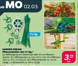 NETTO GARDEN DREAM Pflanzenhalter-Set 71-tlg Angebot