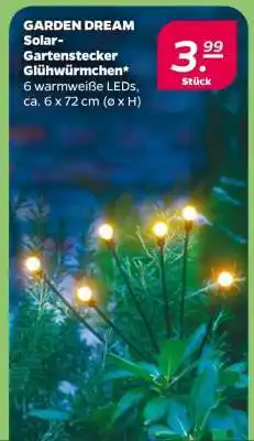 NETTO GARDEN DREAM Solar-Gartenstecker Glühwürmchen Angebot