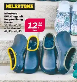 NETTO Milestone EVA-Clogs mit Neoprenlining Angebot