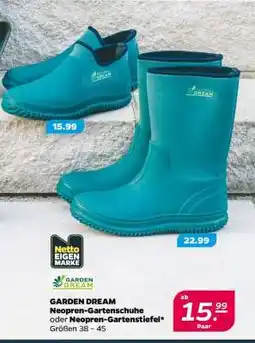 NETTO GARDEN DREAM Neopren-Gartenschuhe oder Neopren-Gartenstiefel Angebot