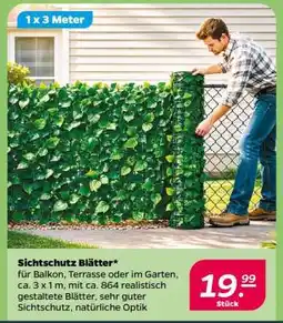 NETTO Sichtschutz Blätter Angebot