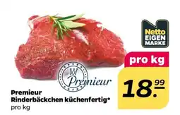 NETTO Premieur Rinderbäckchen küchenfertig Angebot