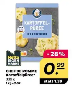 NETTO CHEF DE POMME Kartoffelpüree Angebot