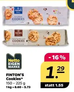 NETTO FINTON'S Cookies Angebot