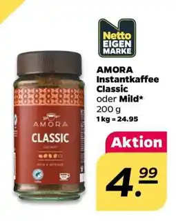 NETTO AMORA Instantkaffee Classic oder Mild Angebot