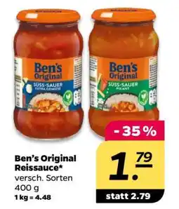 NETTO Ben’s Original Reissauce Angebot