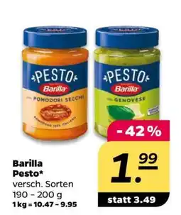NETTO Barilla Pesto Angebot