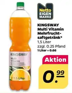 NETTO KINGSWAY Multi Vitamin Mehrfruchtsaftgetränk Angebot