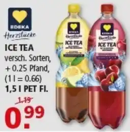 Multi Markt EDEKA Herzstücke ICE TEA Angebot