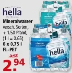 Multi Markt Hella Mineralwasser Angebot