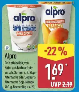 Aldi Nord ALPRO Angebot