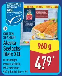 Aldi Nord GOLDEN SEAFOOD Alaska-Seelachsfilets XXL Angebot