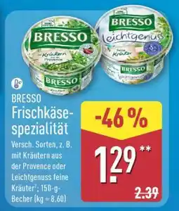 Aldi Nord BRESSO Frischkäsespezialität Angebot