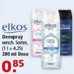 Multi Markt elkos Deospray Angebot
