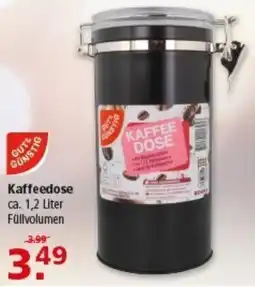 Multi Markt GUT& GÜNSTIG Kaffeedose Angebot