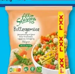 Aldi Nord All Seasons Butter­gemüse XXL Angebot