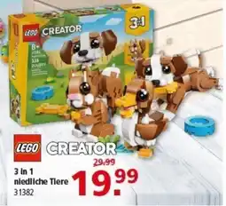 Multi Markt LEGO CREATOR 3 in 1 niedliche Tiere Angebot
