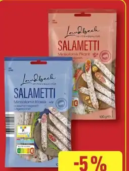 Aldi Nord Landbeck Salametti Angebot
