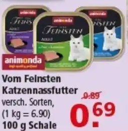 Multi Markt animonda Vom Feinsten Katzennassfutter Angebot