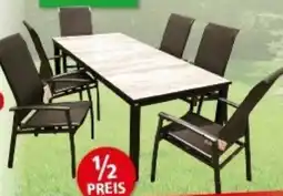 Multi Markt Royal Garden Hartman 6 Sessel +1 Tisch Angebot