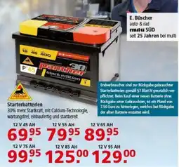 Multi Markt Starterbatterien 12 V 45 auto & rad multi SÜD seit 25 Jahren bei multi Angebot