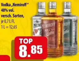 Mix Markt Vodka ,,Nemiroff" Angebot