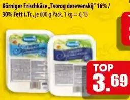 Mix Markt Körniger Frischkäse „Tvorog derevenskij" Angebot