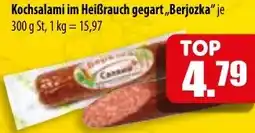 Mix Markt Kochsalami im Heiẞrauch gegart ,,Berjozka" Angebot