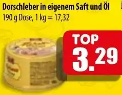 Mix Markt Dorschleber in eigenem Saft und Öl Angebot