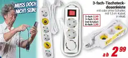 CENTERSHOP 3-fach-Tischsteckdosenleiste Angebot