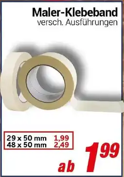 CENTERSHOP Maler-Klebeband Angebot