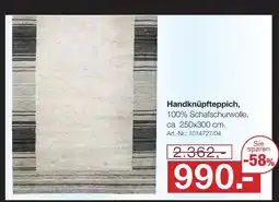 Möbel Inhofer Handknüpfteppich Angebot