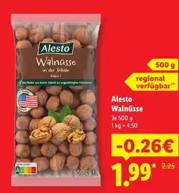 Lidl Alesto walnüsse Angebot