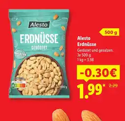 Lidl Alesto erdnüsse Angebot
