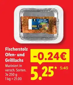 Lidl Fischerstolz ofen- und grilllachs Angebot