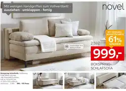 XXXLutz Novel boxspring-schlafsofa Angebot